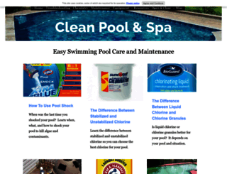 clean-pool-and-spa.com screenshot