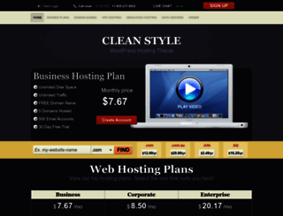 clean-style.reseller-hosting-themes.com screenshot