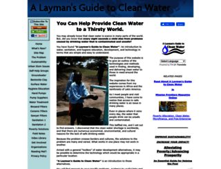 clean-water-for-laymen.com screenshot
