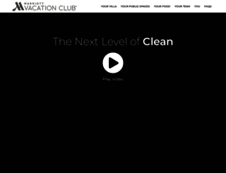 clean.vistana.com screenshot