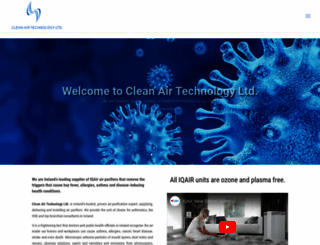 cleanairtechnology.ie screenshot