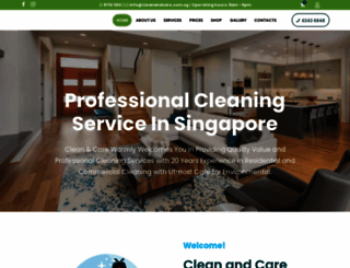 cleanandcare.com.sg screenshot