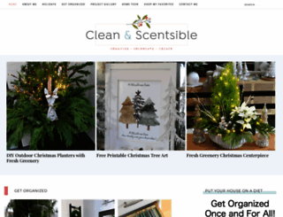 cleanandscentsible.com screenshot