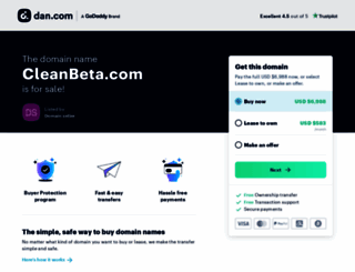 cleanbeta.com screenshot