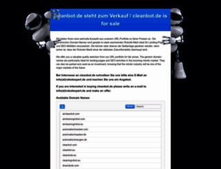 cleanbot.de screenshot