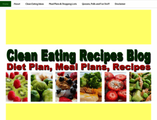 cleaneatingrecipesblog.com screenshot