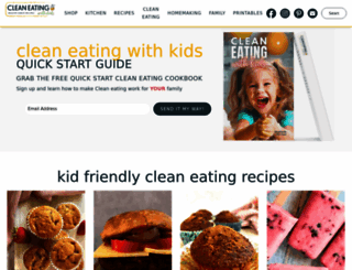 cleaneatingwithkids.com screenshot