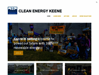 cleanenergykeene.com screenshot