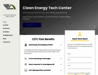 cleanenergytechcenter.com screenshot