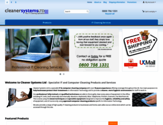 cleaner-systems.co.uk screenshot