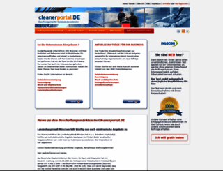cleanerportal.de screenshot