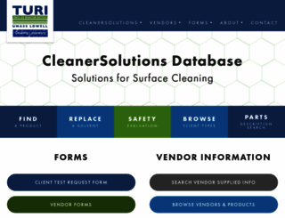 cleanersolutions.org screenshot