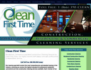 cleanfirsttime.com screenshot