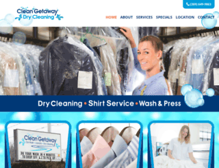 cleangetaway-laundromat.com screenshot
