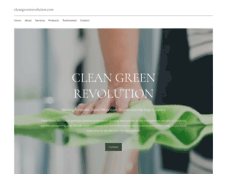 cleangreenrevolution.com screenshot