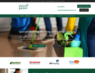 cleangreenservices.co.uk screenshot