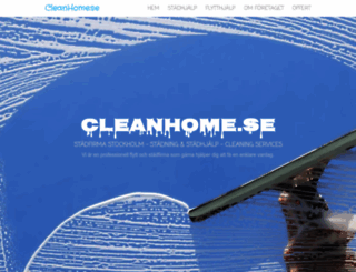 cleanhome.se screenshot