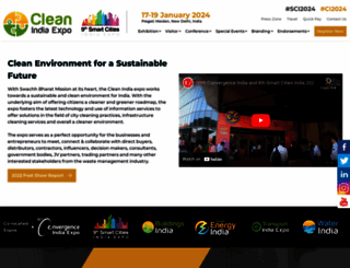 cleanindiaexpo.com screenshot