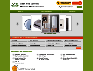 cleanindiasolutions.com screenshot