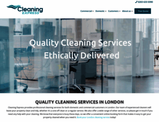 cleaning-express.com screenshot