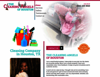 cleaningangelsofhoustontx.com screenshot