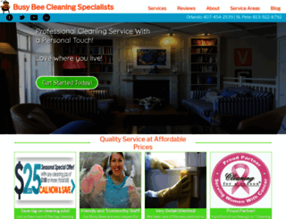 cleaningbybusybee.com screenshot