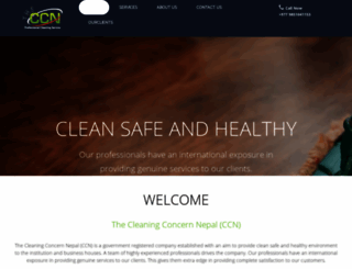 cleaningconcern.com screenshot