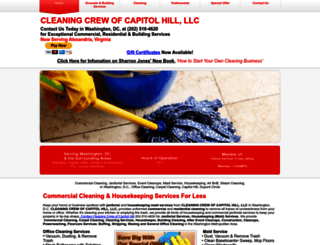 cleaningcrewofcapitolhill.com screenshot