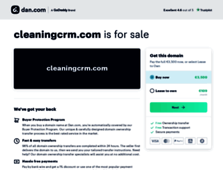 cleaningcrm.com screenshot