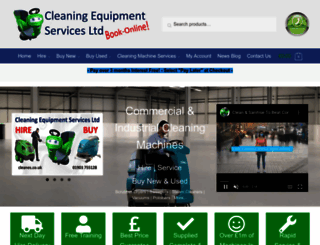 cleaningequipmentservices.uk screenshot