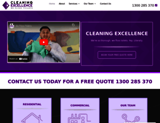 cleaningexcellence.com.au screenshot