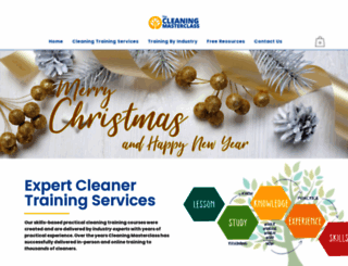 cleaningmasterclass.com screenshot