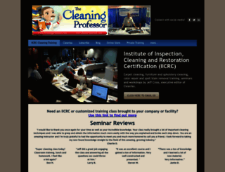 cleaningprofessor.com screenshot