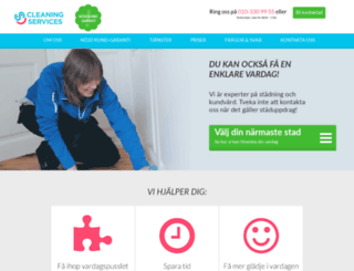 cleaningservices.se screenshot