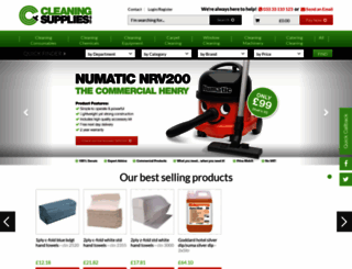 cleaningsupplies.co.uk screenshot