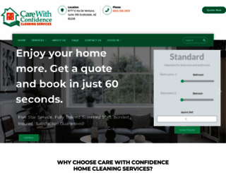 cleaningwithconfidence.com screenshot