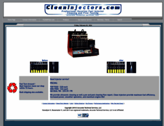 cleaninjectors.com screenshot