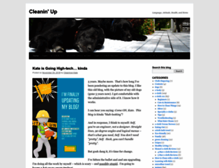 cleaninup.wordpress.com screenshot