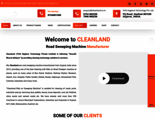 cleanland.co.in screenshot