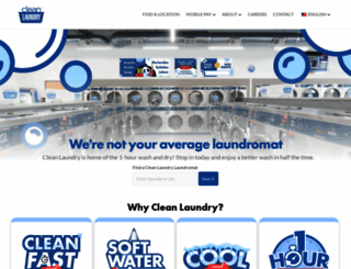 cleanlaundry.com screenshot