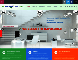 cleanmeansclean.com screenshot