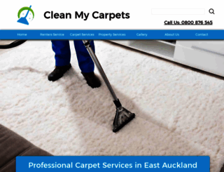 cleanmycarpet.co.nz screenshot