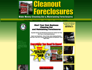 cleanoutforeclosures.com screenshot