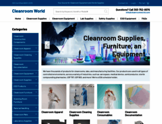 cleanroomworld.com screenshot