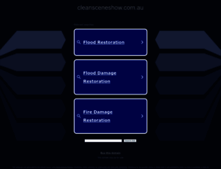 cleansceneshow.com.au screenshot