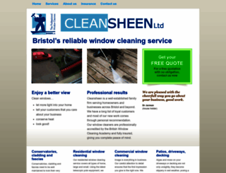cleansheenltd.co.uk screenshot