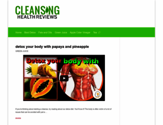 cleansinghealthreviews.com screenshot