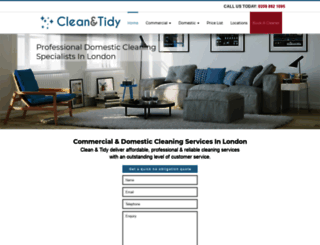 cleantidy.co.uk screenshot