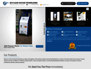 cleanvacuumtechnologies.com screenshot
