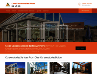 clear-conservatories-bolton.co.uk screenshot